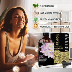 FRAOIL Lotus essential oil dropper facilitates accurate drops in crafts.
