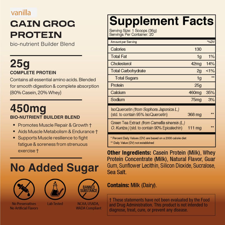 Freak Shake Vanilla Protein scoop illustrating easy pre workout fueling