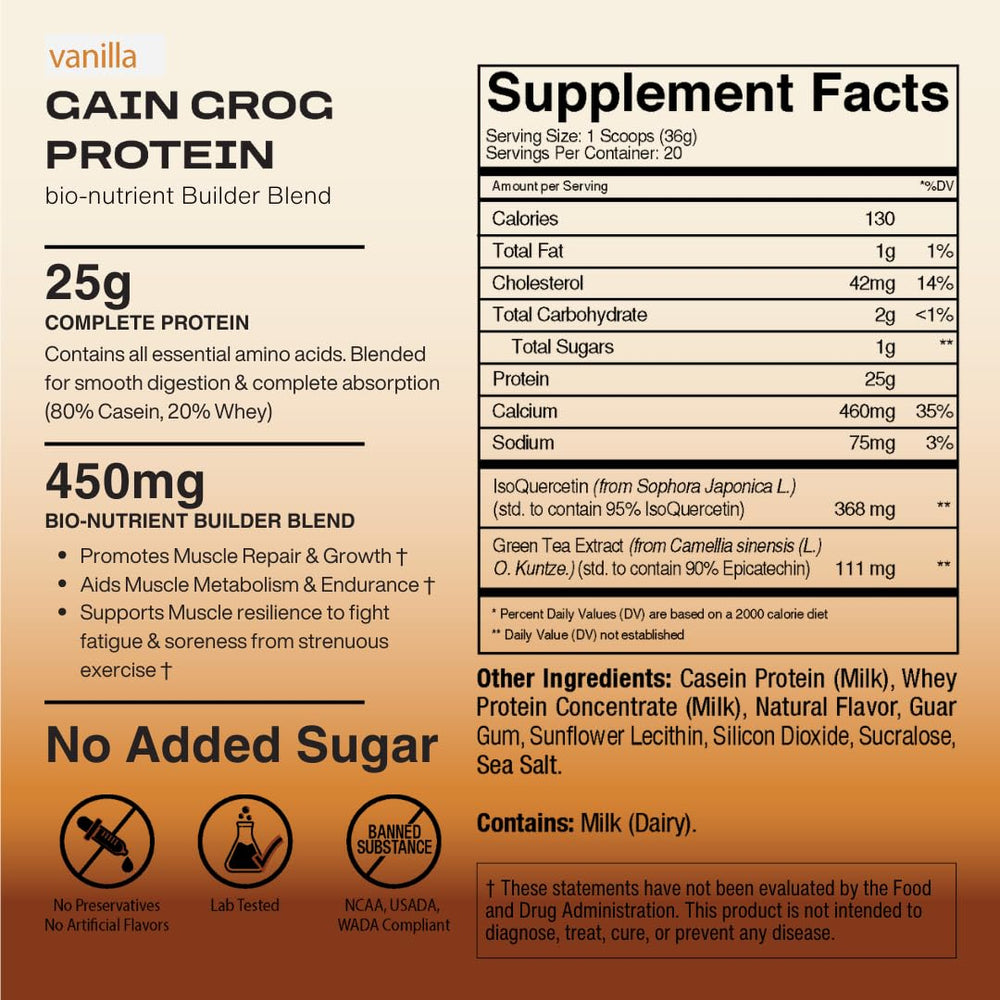 Freak Shake Vanilla Protein scoop illustrating easy pre workout fueling