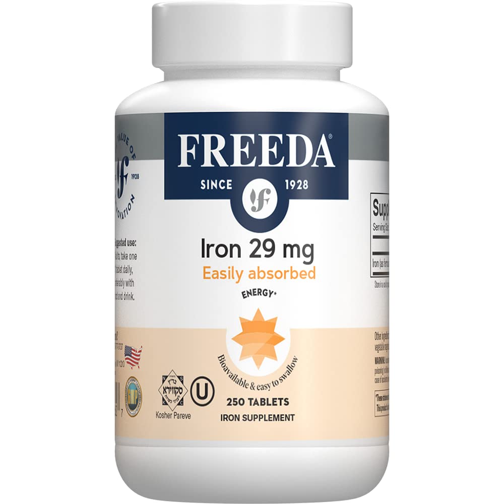 Daily-use Freeda Ferrous Fumarate for potential energy support.