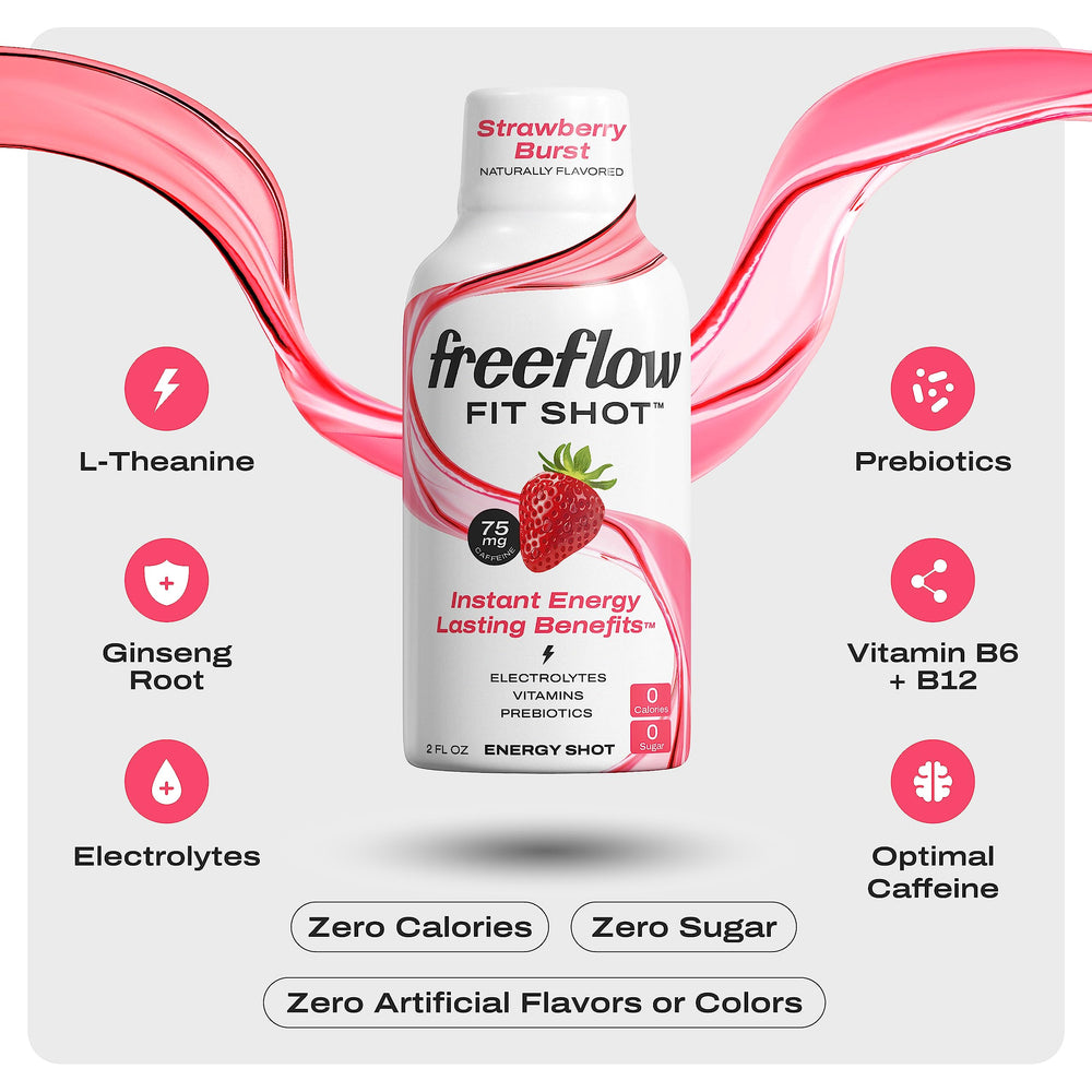 Freeflow Fit on-the-go usage demonstrates portable energy boost.