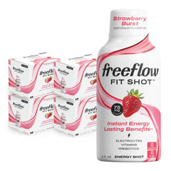 Freeflow Fit Strawberry Burst bottle for quick energy on the go.