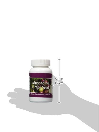 Fresh Health Nutritions Muscadine Seed capsules close-up showing texture and dosage