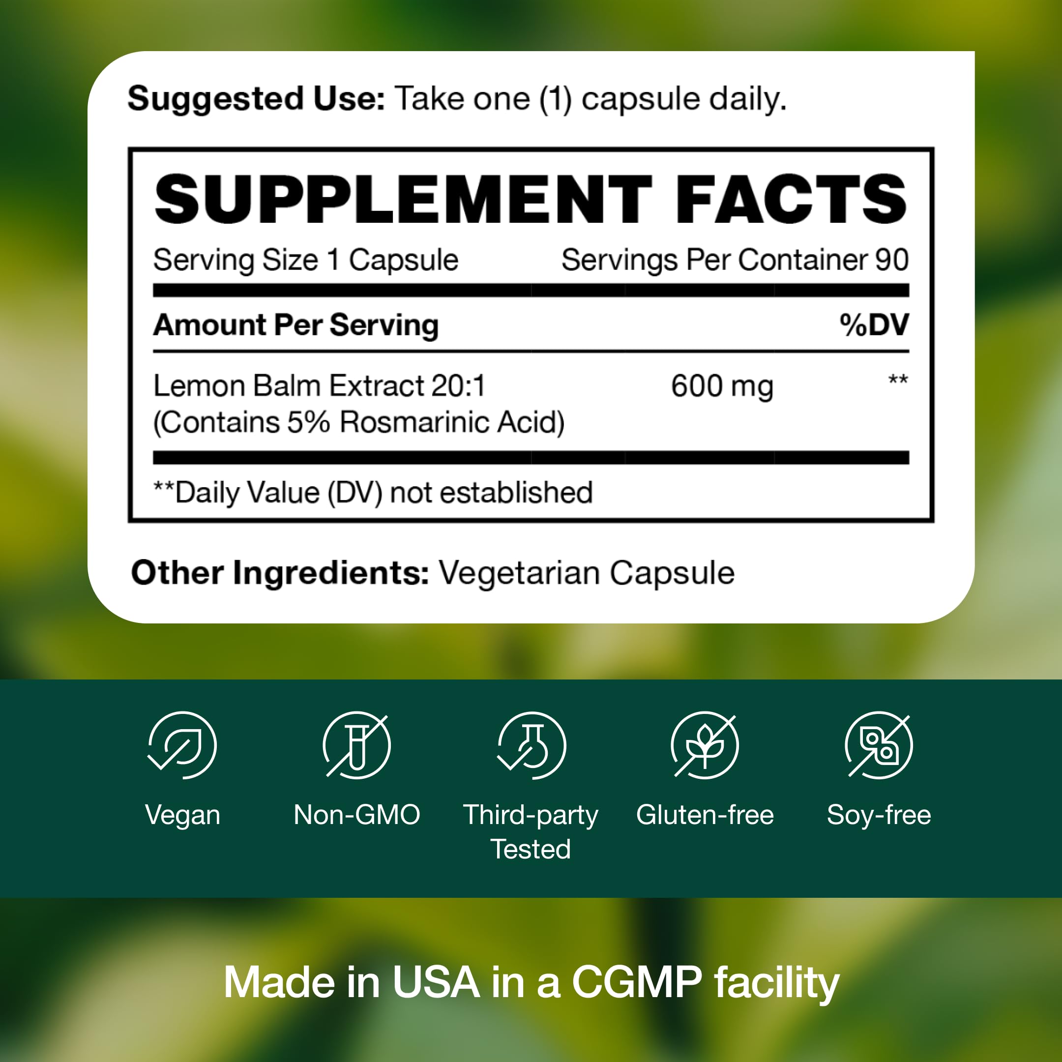 Capsules in hand with Fresh Nutrition branding