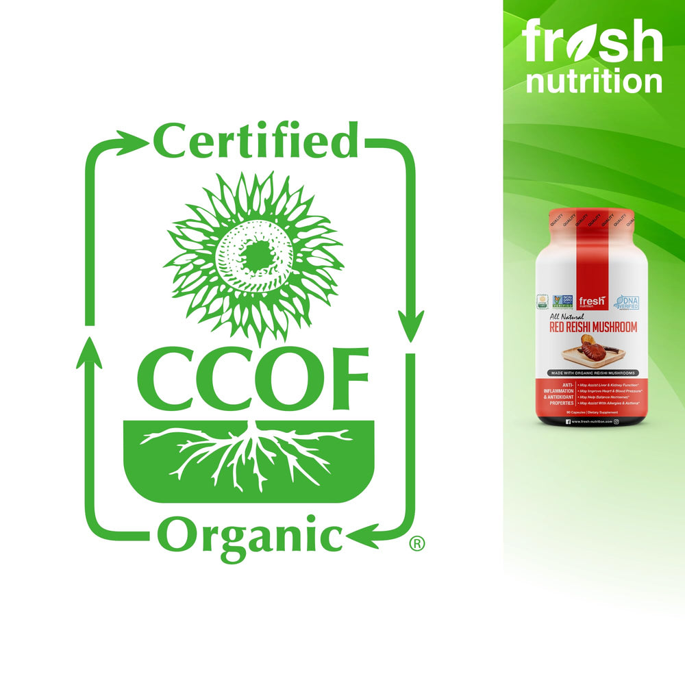 Fresh Nutrition USA-made facility badge for FDA registered and GMP certified production.