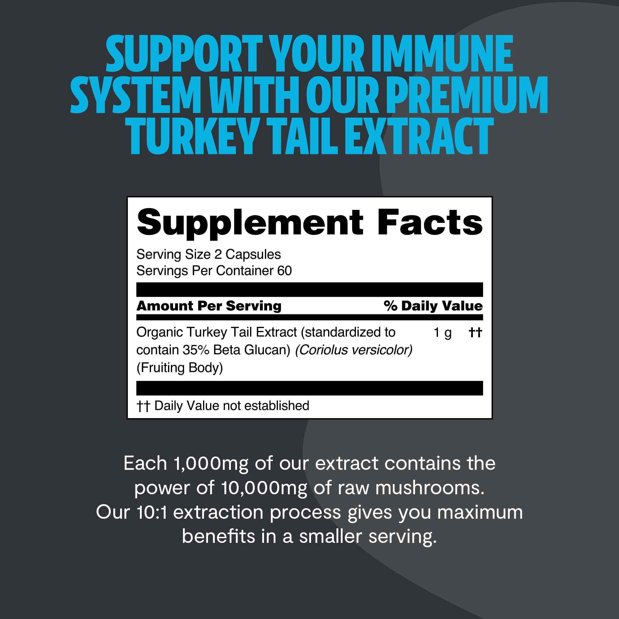 FreshCap Mushrooms immunity support concept visual for daily capsule routine.