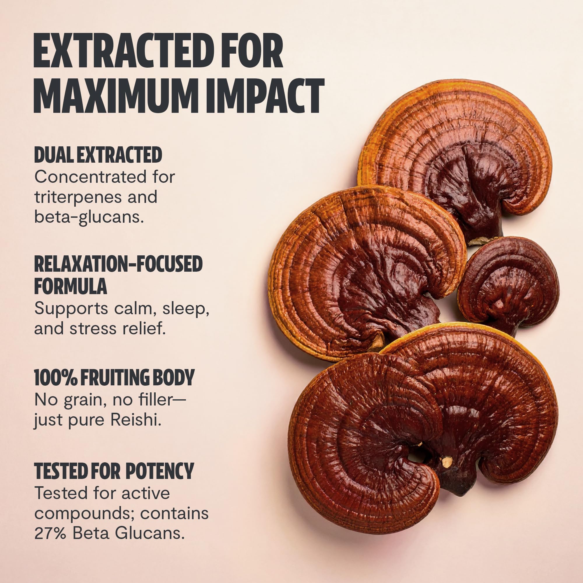 FreshCap Mushrooms Reishi bottle being opened to reveal daily capsules