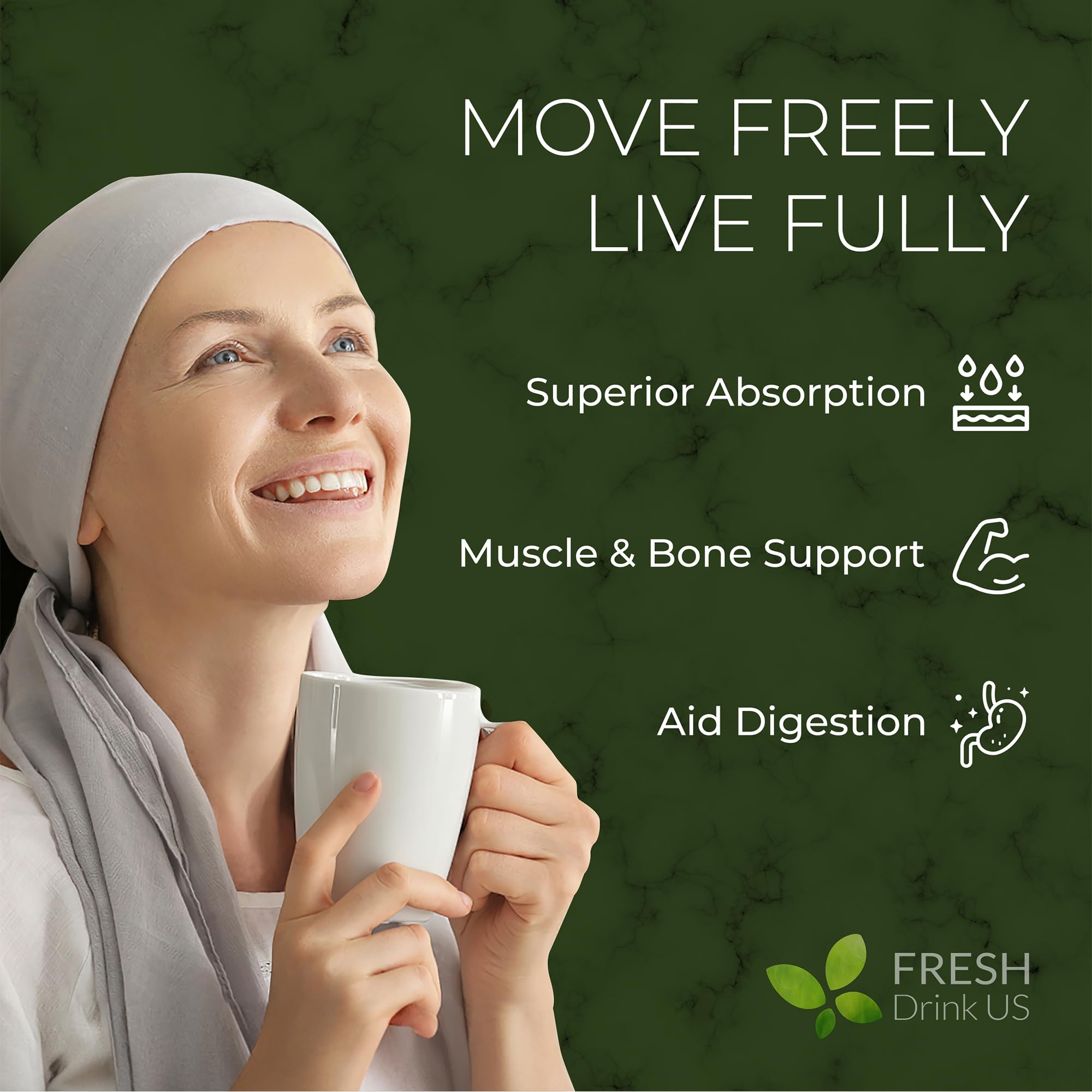 FRESHDRINKUS Soursop lab-testing seal indicating quality checks