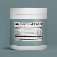 Fringe Electrolyte and Mineral Mix dissolving in water for quick refreshment.