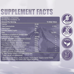 Fristfei Shilajit Gummies individually packaged for convenient daily use.