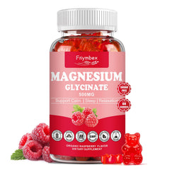 Friymbex gomitas de magnesio frambuesa, empaque práctico para la rutina diaria.
