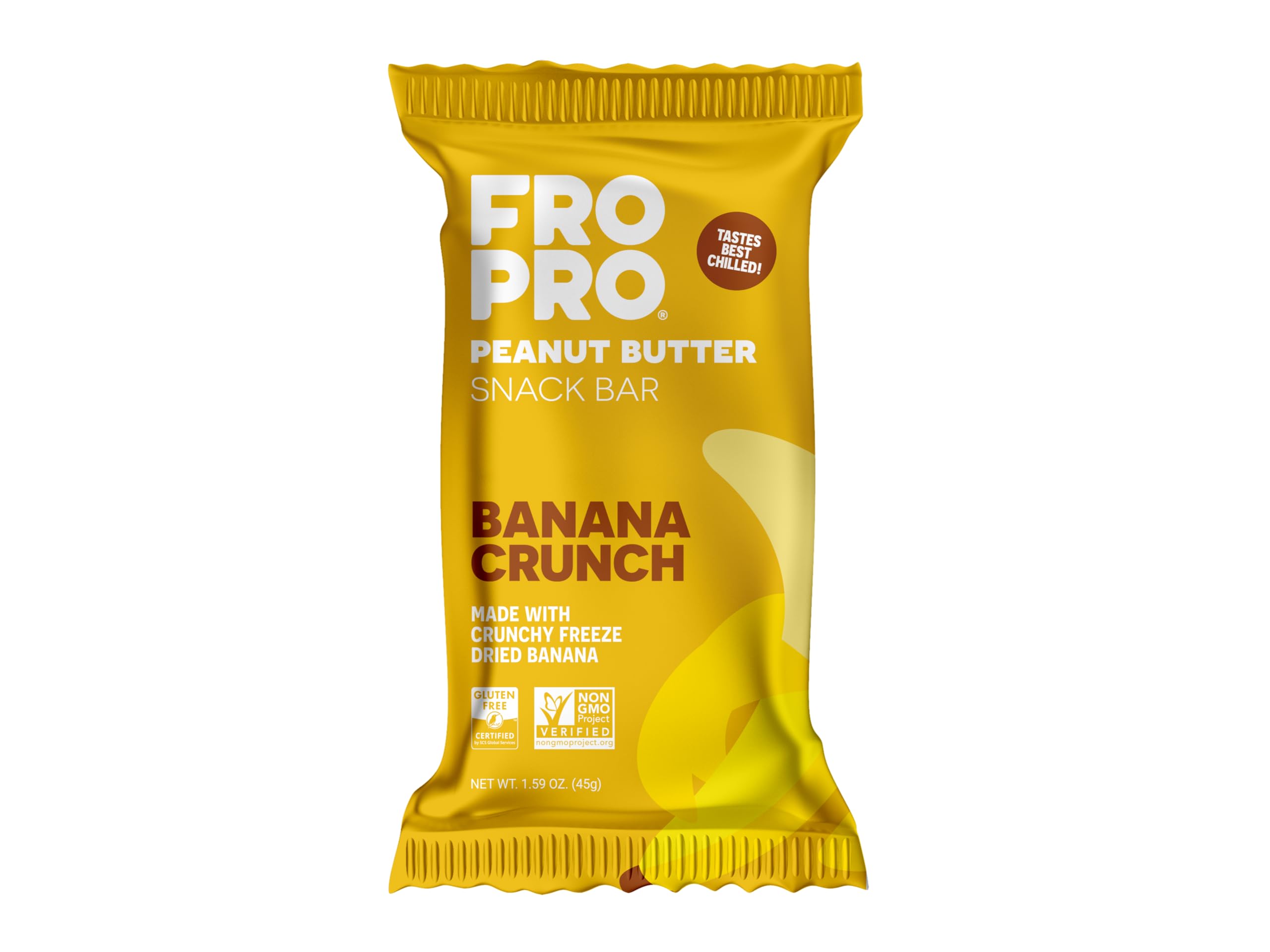 The FRO PRO Banana Crunch bar pack offers a convenient energy boost for busy days.