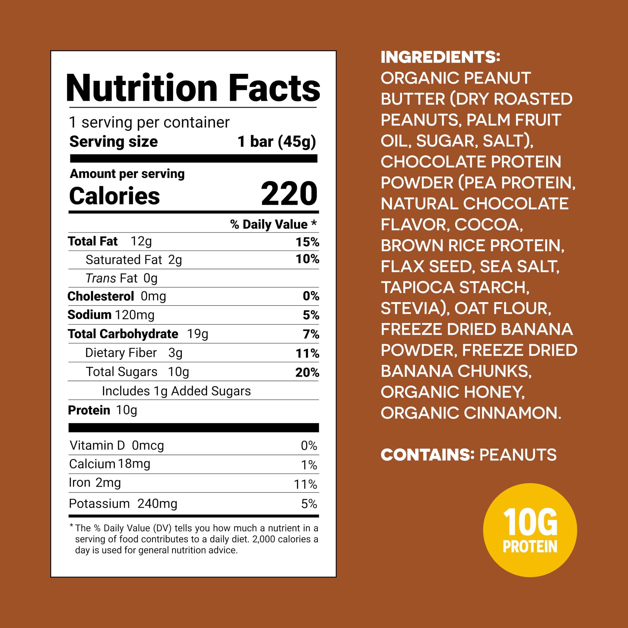Two FRO PRO Banana Crunch bars in a gym bag for a post-workout snack.