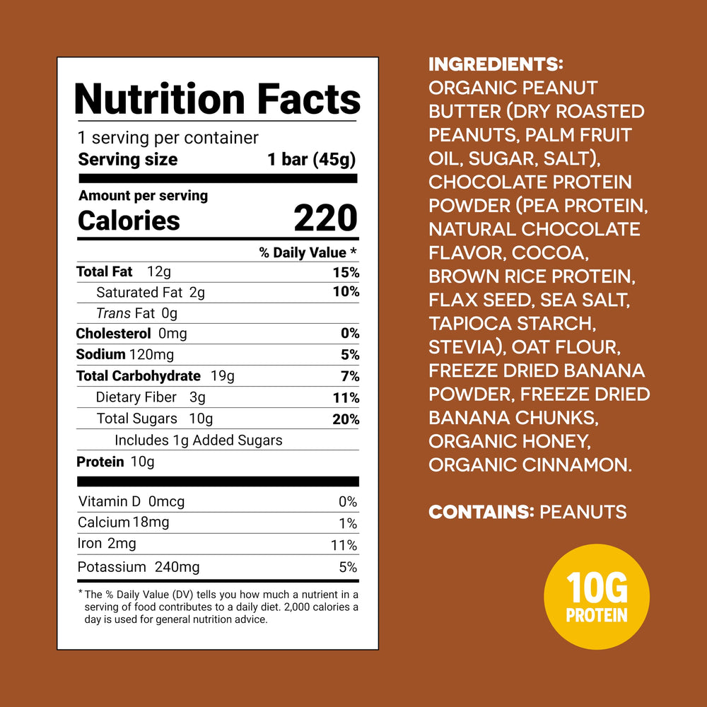 Two FRO PRO Banana Crunch bars in a gym bag for a post-workout snack.