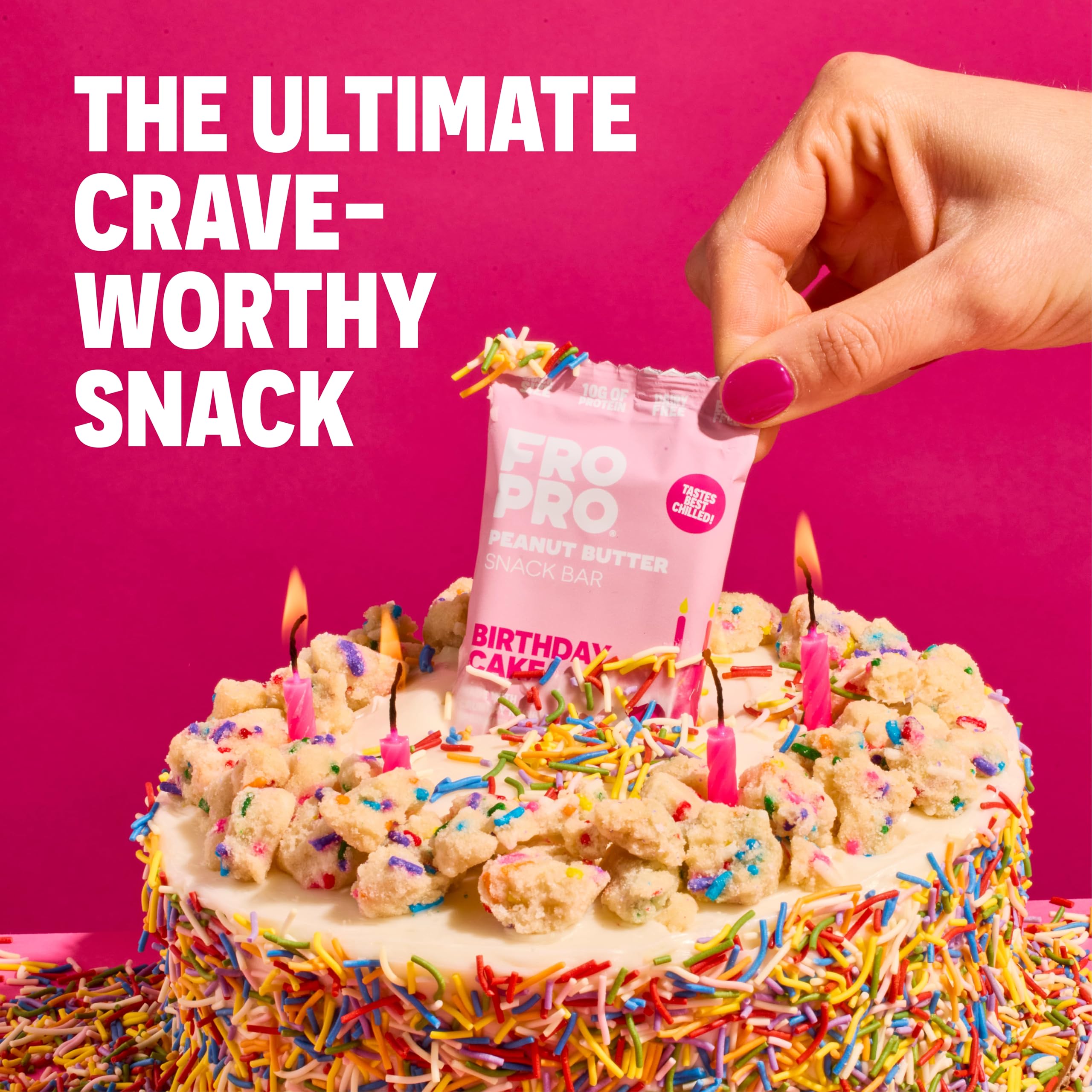 FRO PRO bar after-meal snack with satisfying taste