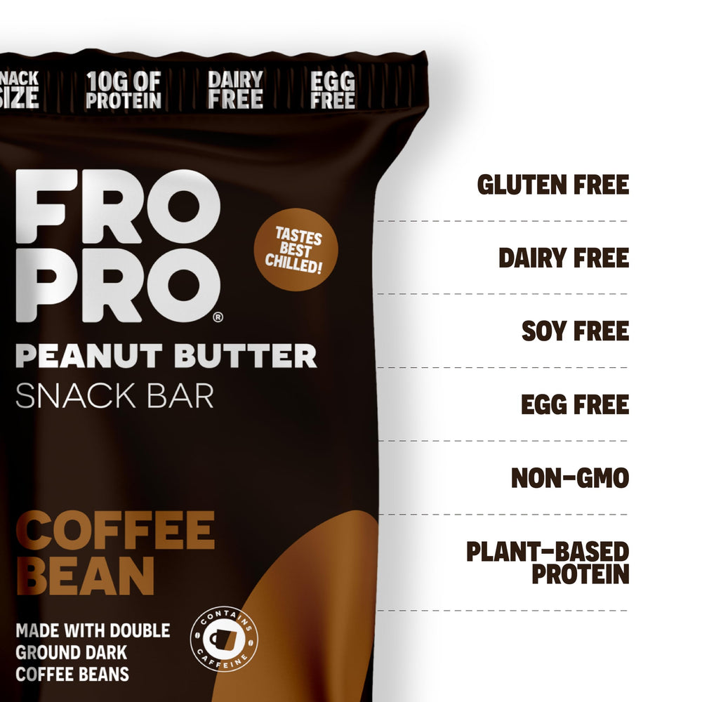 FRO PRO coffee bar single wrapped for easy transport.