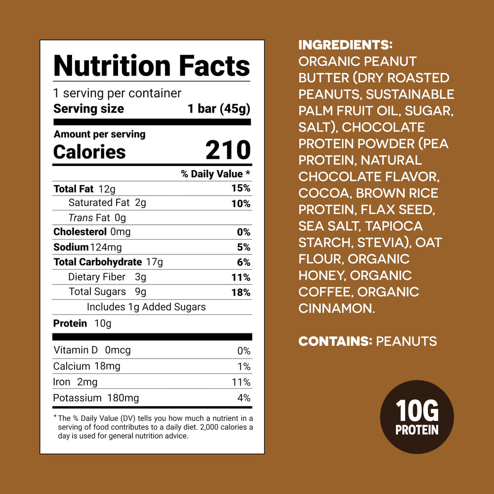 FRO PRO bar cross-section shows chewy texture and protein.
