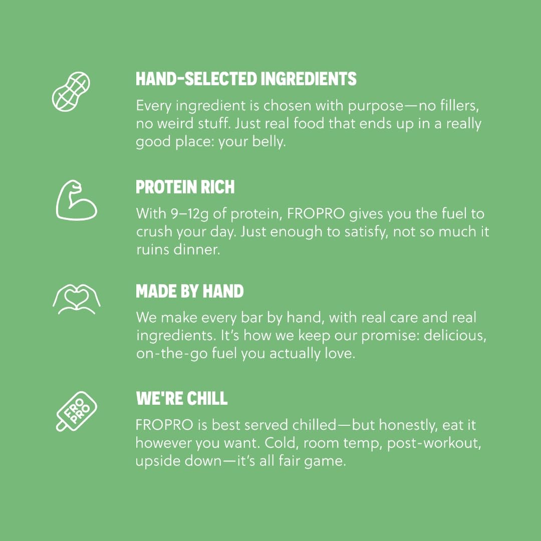 FRO PRO Snack Bar clean-label ingredients showcased