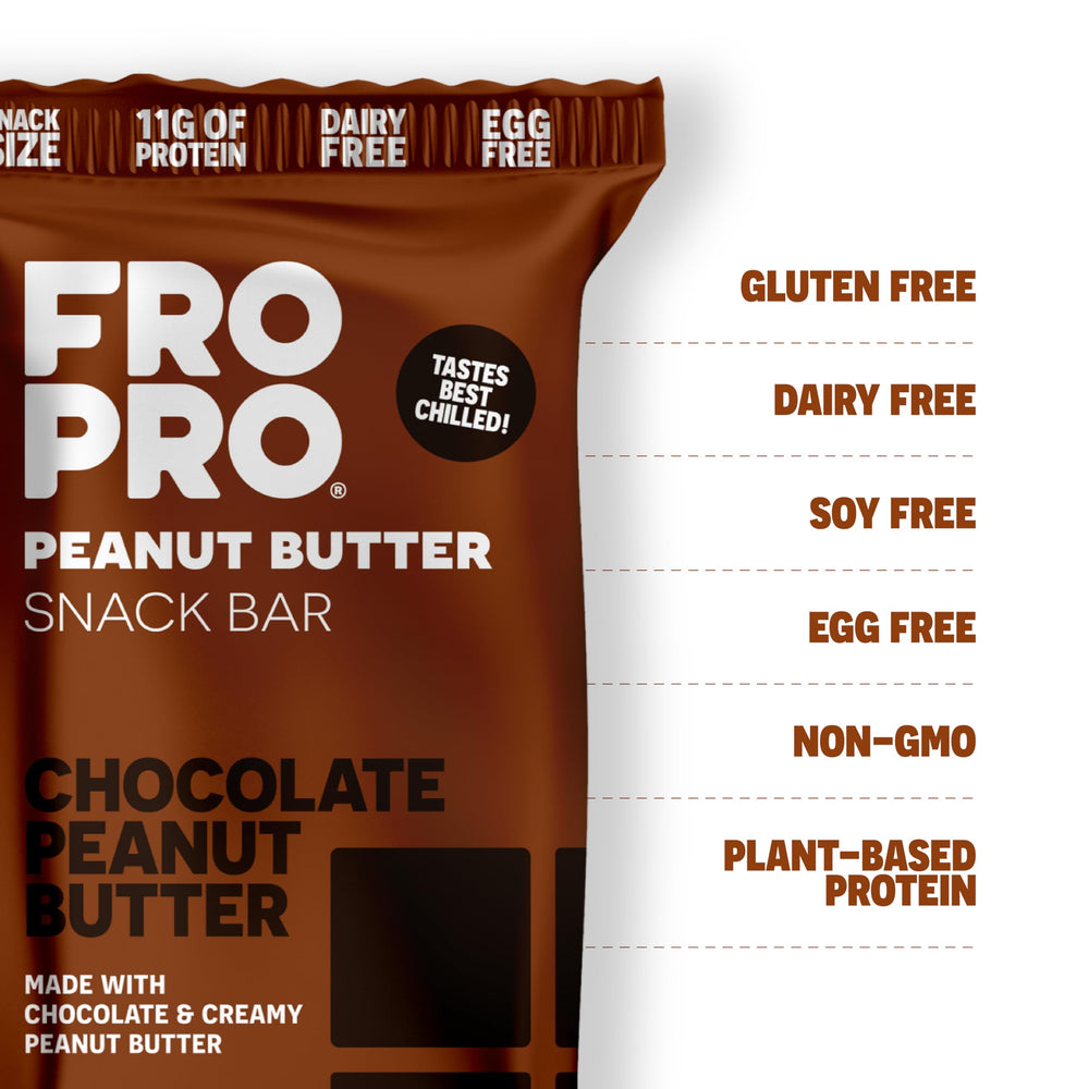 FRO PRO snack bar in a foil wrap ready for on-the-go