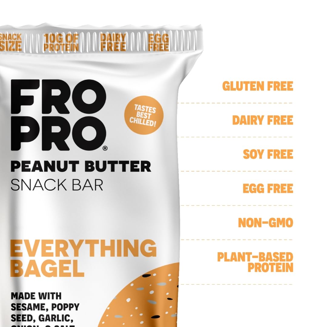 Grab-and-go wrap with a FRO PRO snack bar for travel and busy days.