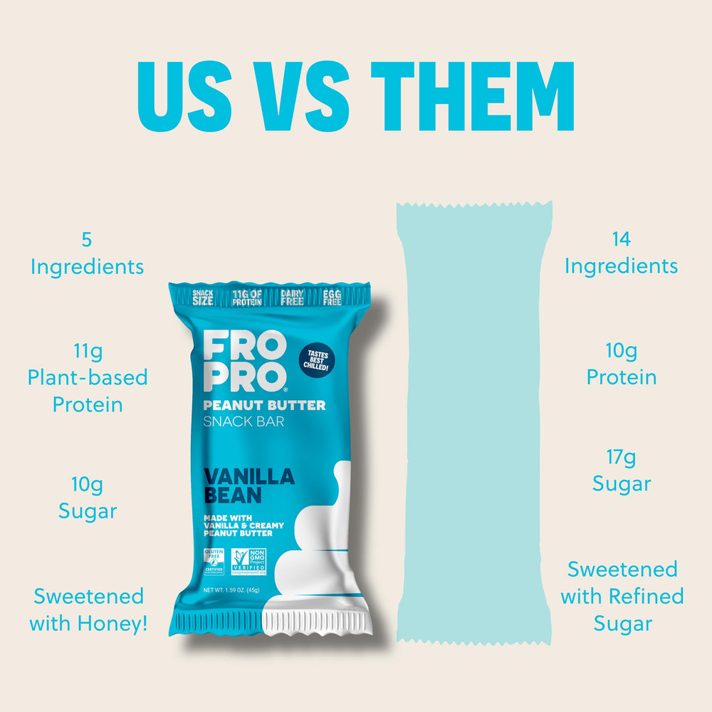 Fro Pro vanilla bars for travel snacks during errands.