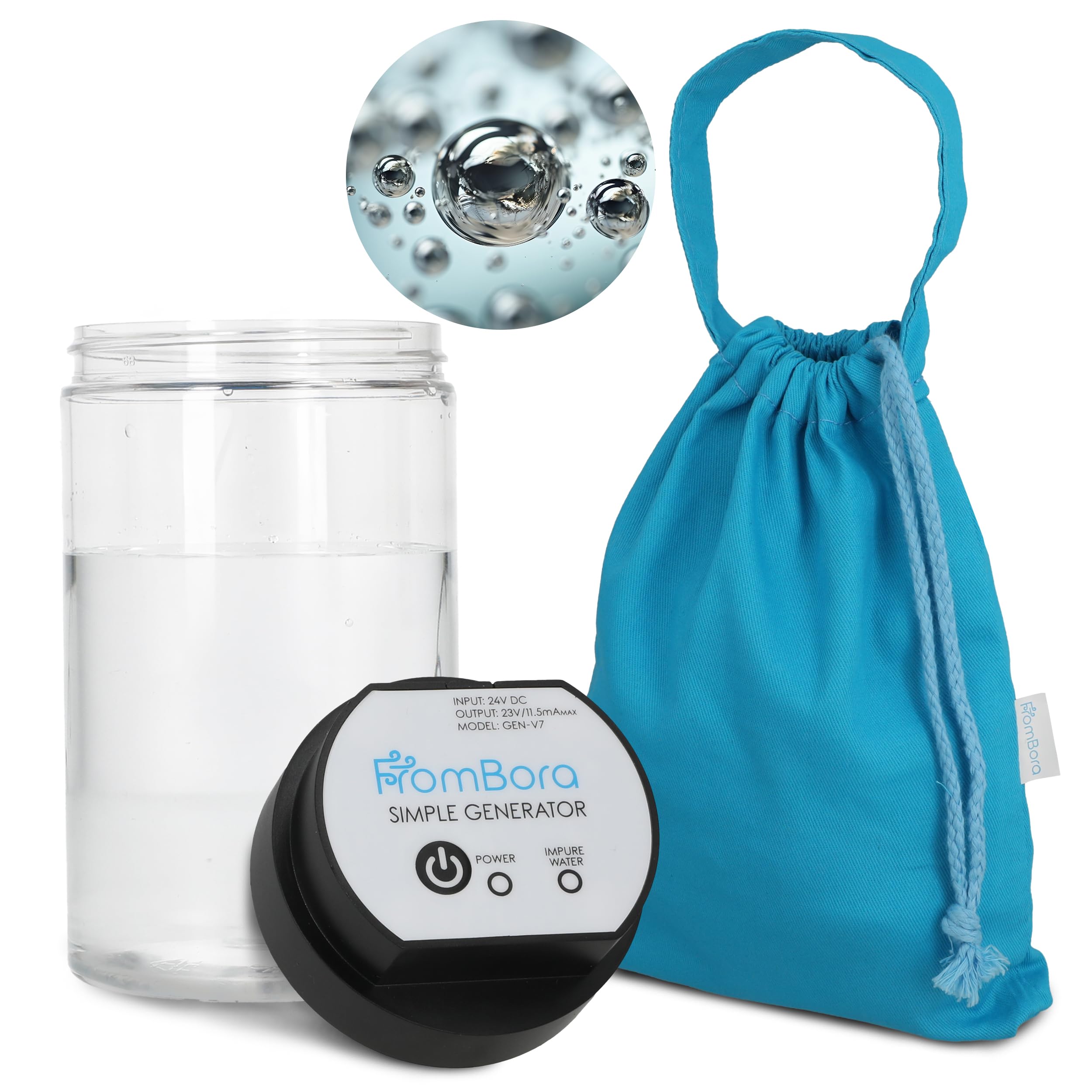 FromBora Colloidal Silver Generator kit overview showing all-in-one setup for at-home production