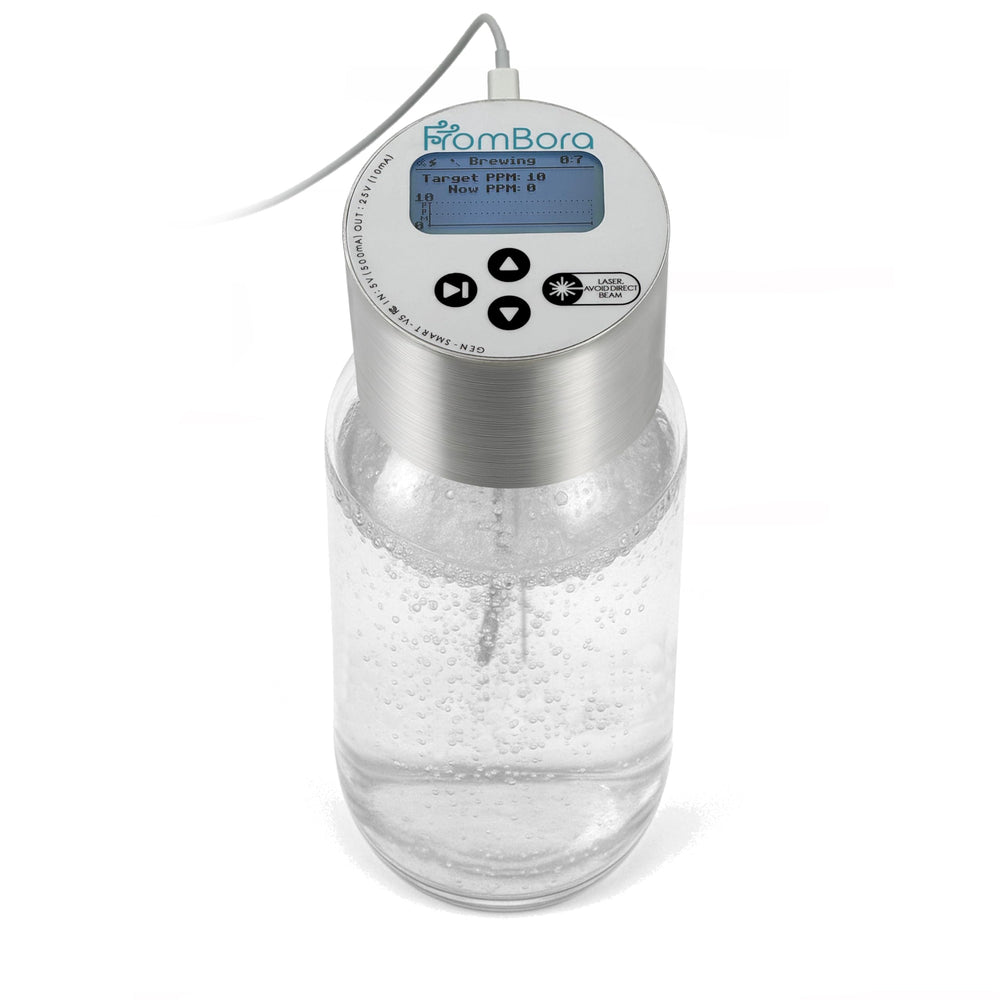 FromBora TDS meter display demonstrating precise solution monitoring.