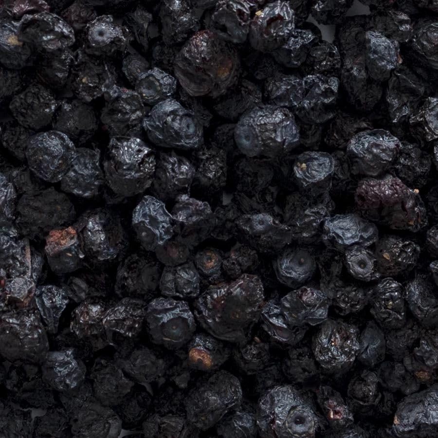 Frontier Bilberry Dessert Garnish close-up highlighting sweet-tart contrast.