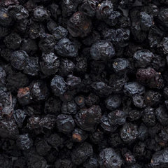 Frontier Bilberry Dessert Garnish close-up highlighting sweet-tart contrast.