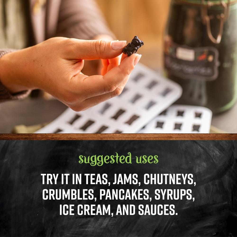 Frontier Co-op elderberries add rich color to jams and juices.