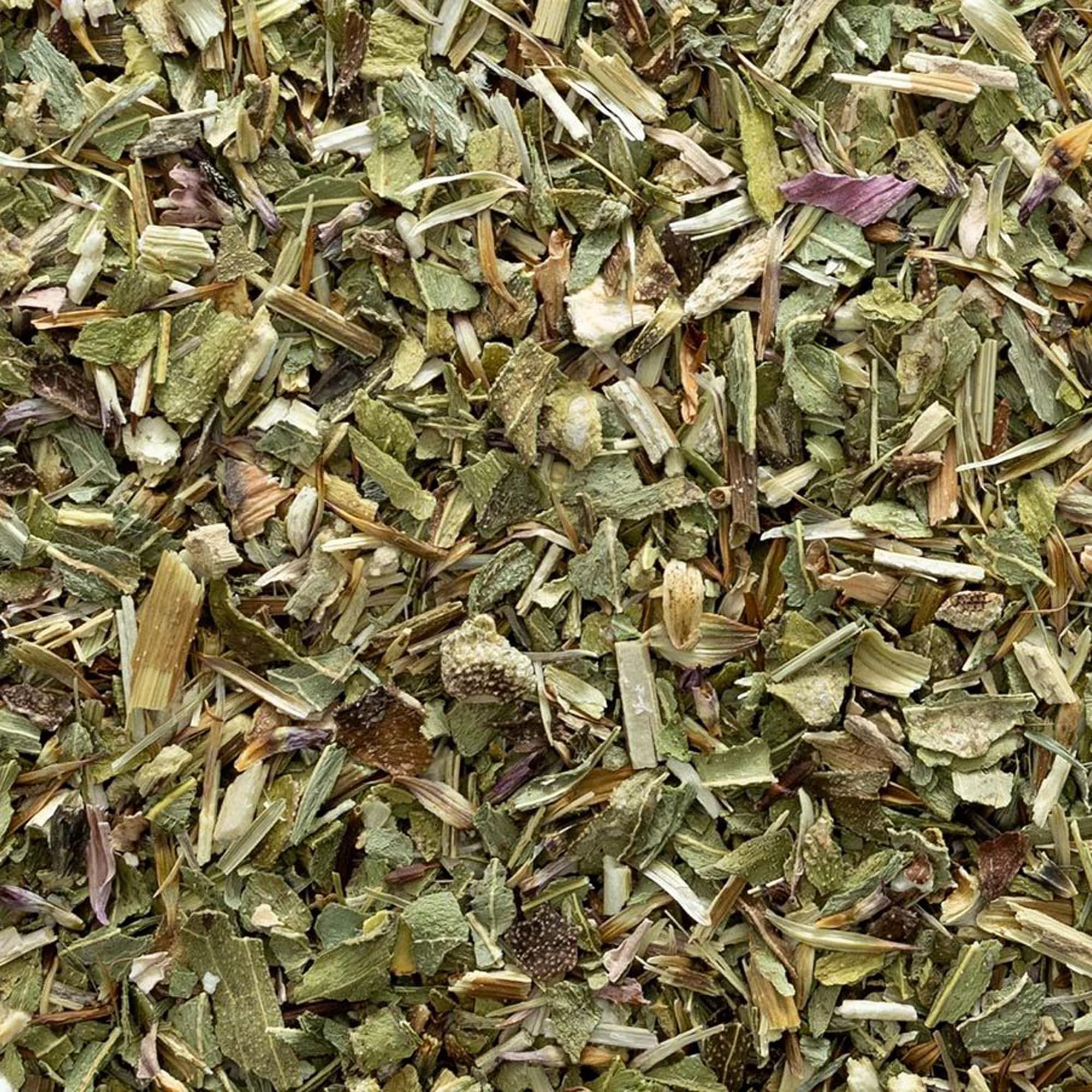 Frontier Co-op Organic Echinacea Angustifolia herb, kosher-certified, for soothing herbal infusions.