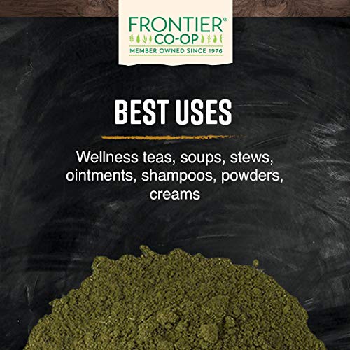DIY skincare with nettle powder for shampoos and scrubs.