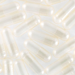 Clear 00 capsules from Frontier Co-op, ready for precise portioning in DIY blends.