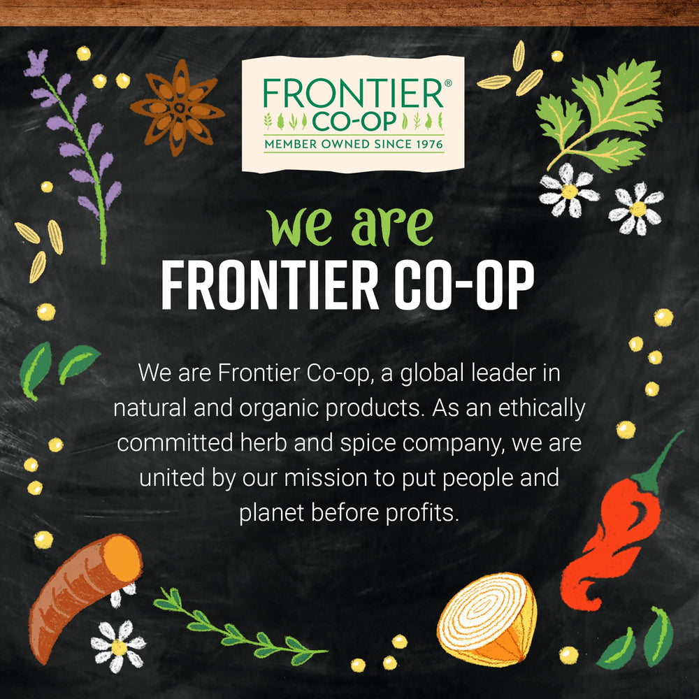 Frontier Co-op Ethical Sourcing: farmers investment and sustainable farming practices.