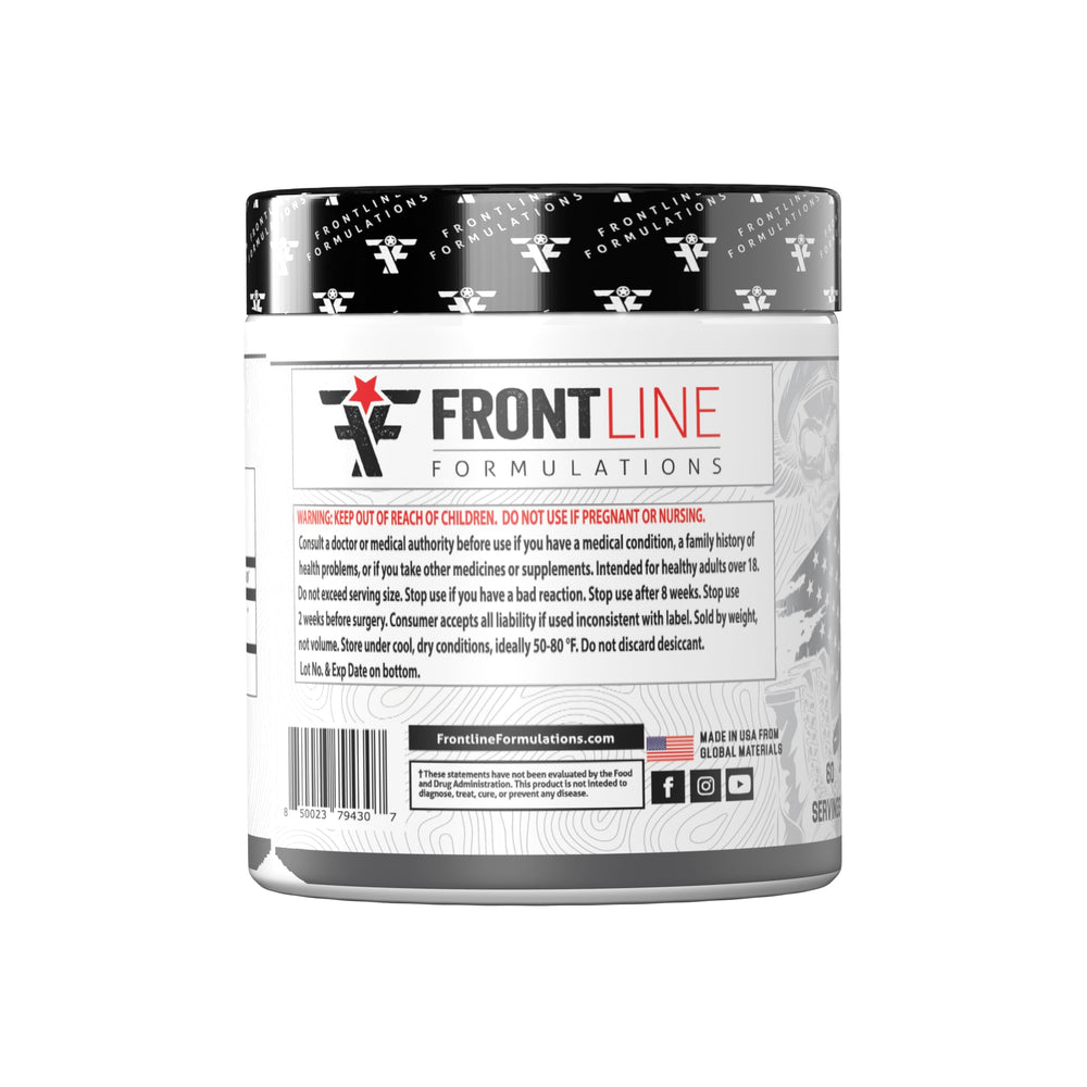 Creatine Monohydrate label closeup shows quality and serving details