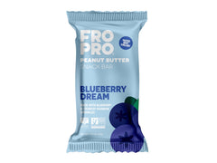FRO PRO Blueberry Dream bar packaging shown for on-the-go snacking