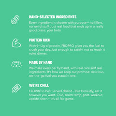 FROPRO Mint bars ready-to-eat on the go in a bag