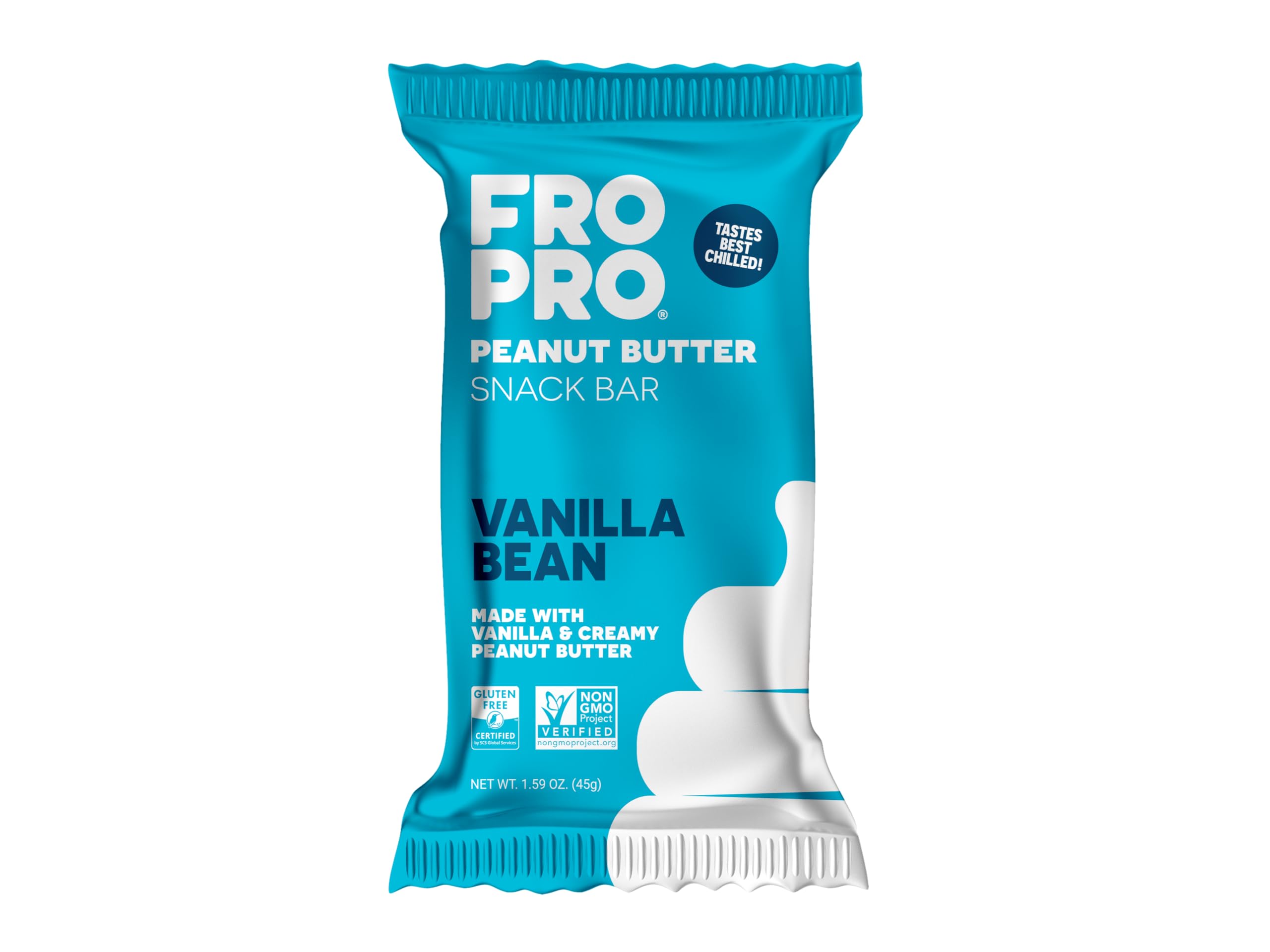 FRO PRO vanilla plant protein snack bars in packaging, ideal for on-the-go fueling