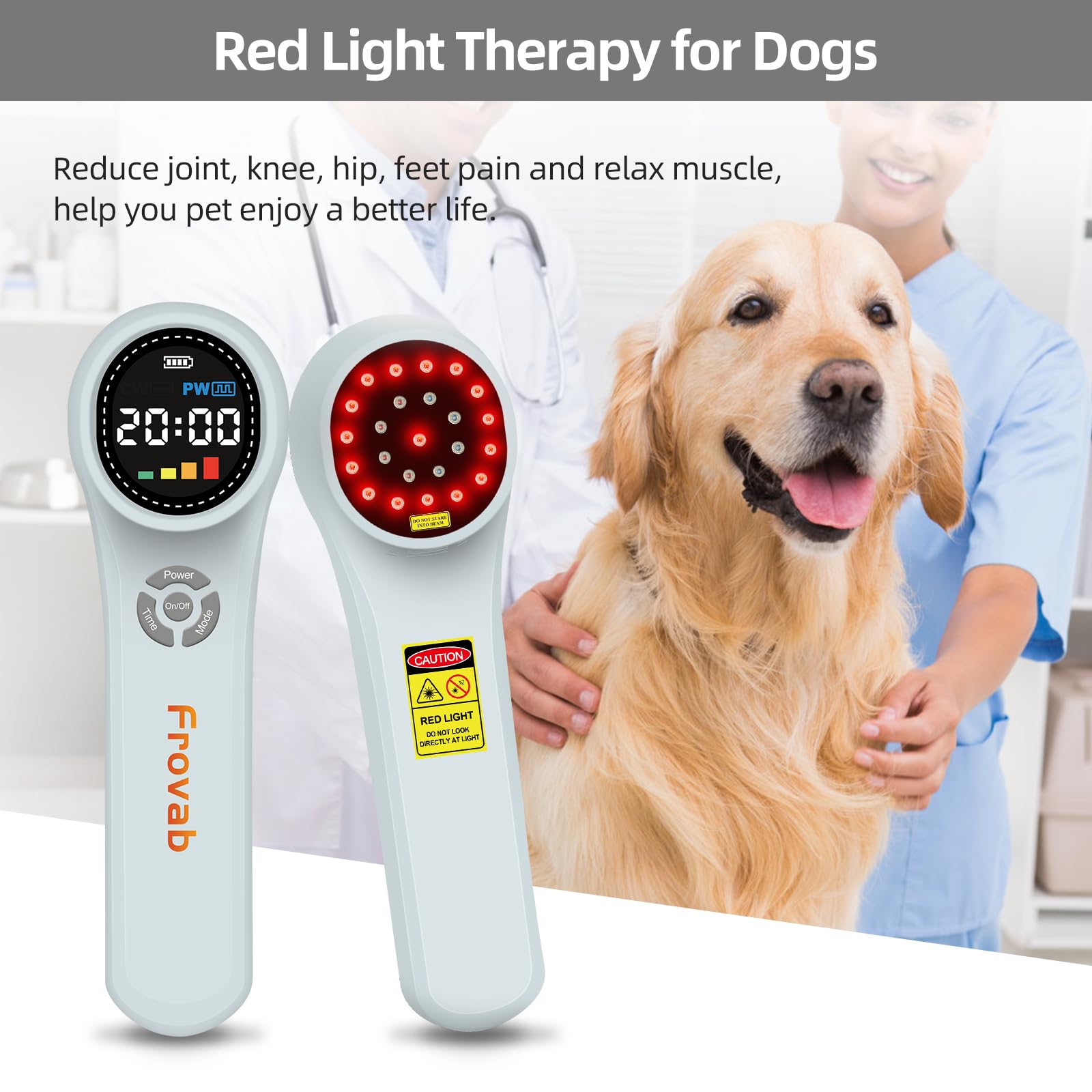 Frovab compact treatment wand designed for quiet home use