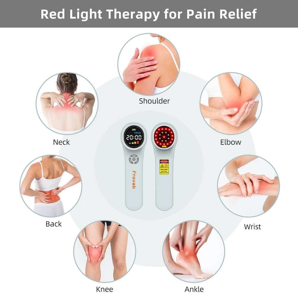 Frovab portable red light device with built in rechargeable battery