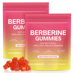 Frovetani Berberine Gummies bottle with watermelon flavor for daily immune and gut support.