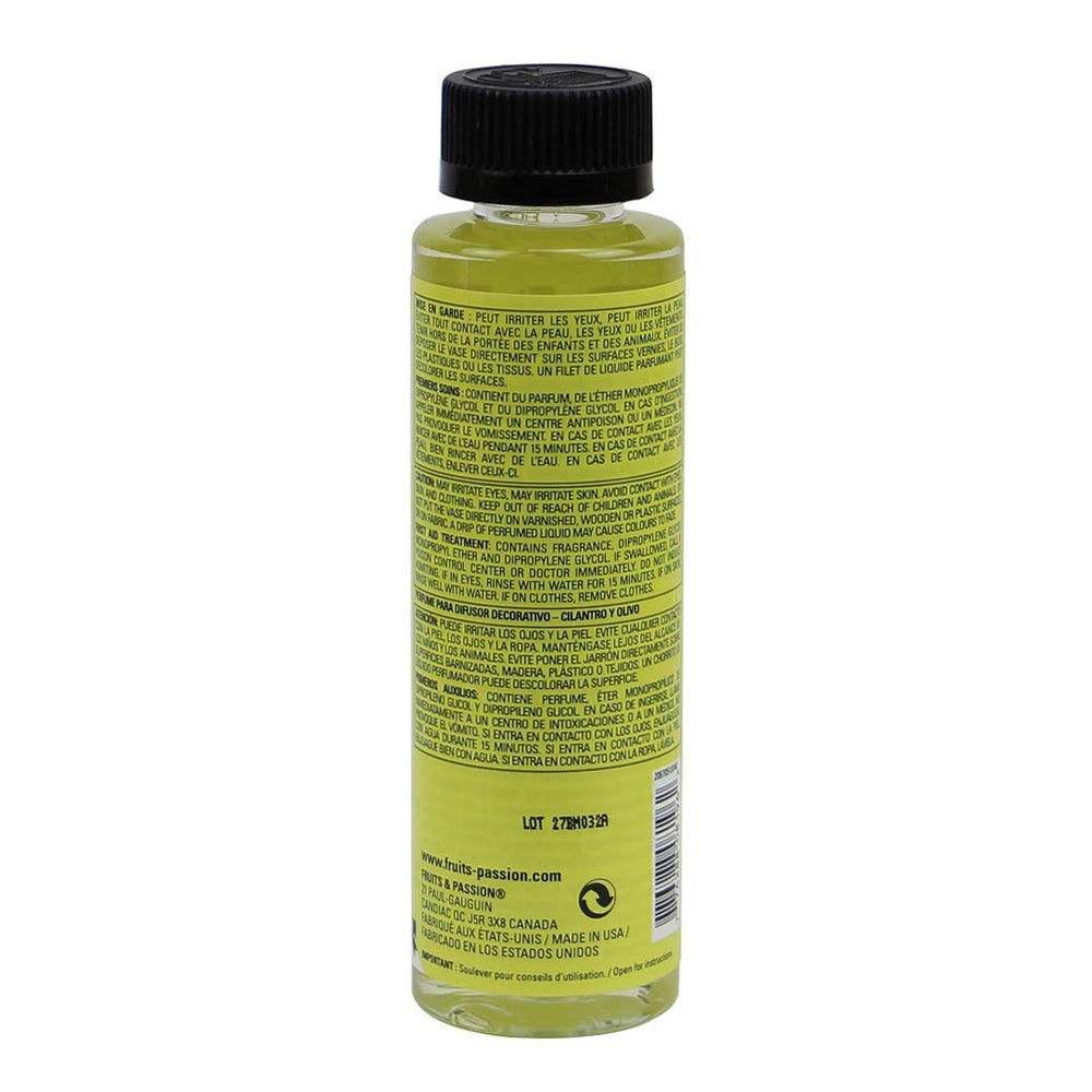 Fruits & Passion Cucina refill in a living room creating inviting, woodsy ambience