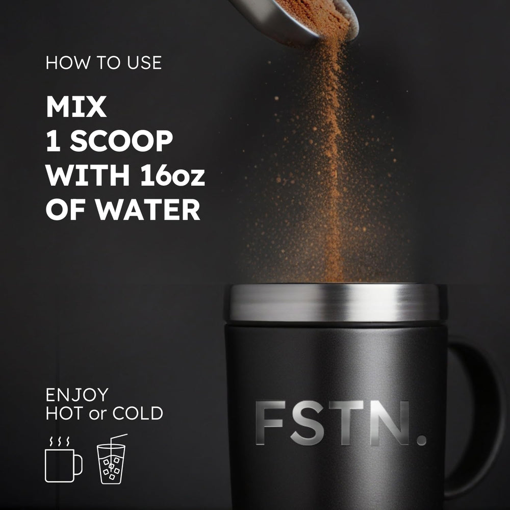 FSTN Chocolate Electrolytes hot water dissolve for quick use during workouts
