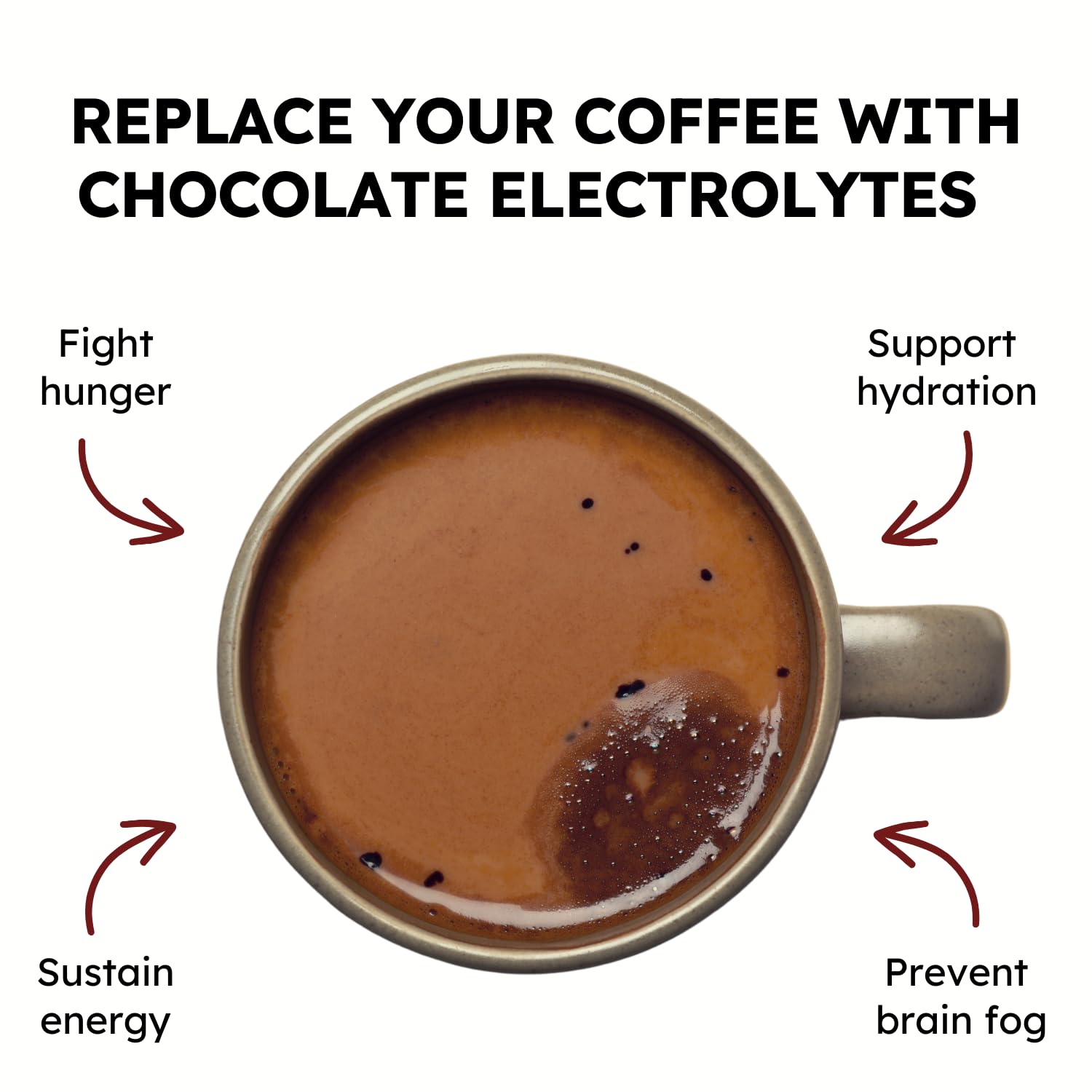FSTN Chocolate Electrolytes mixing glass shows easy preparation and taste