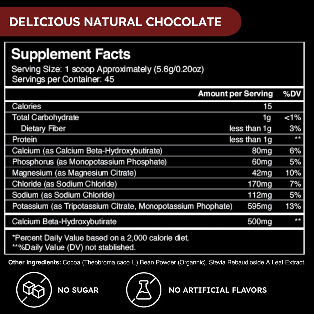 FSTN Chocolate Electrolytes organic cocoa powder close-up for natural flavor