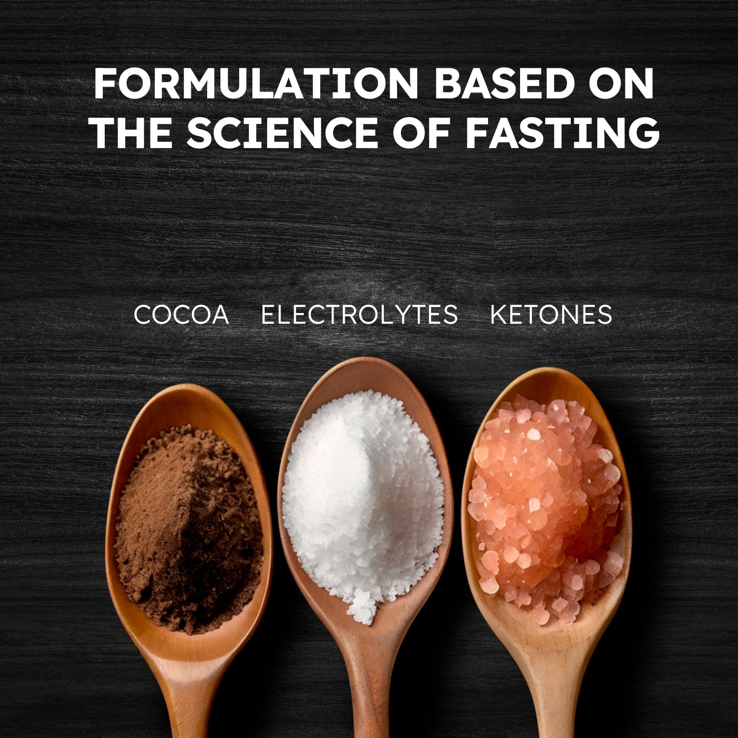 FSTN Chocolate Electrolytes scoop with cup indicating simple dosing