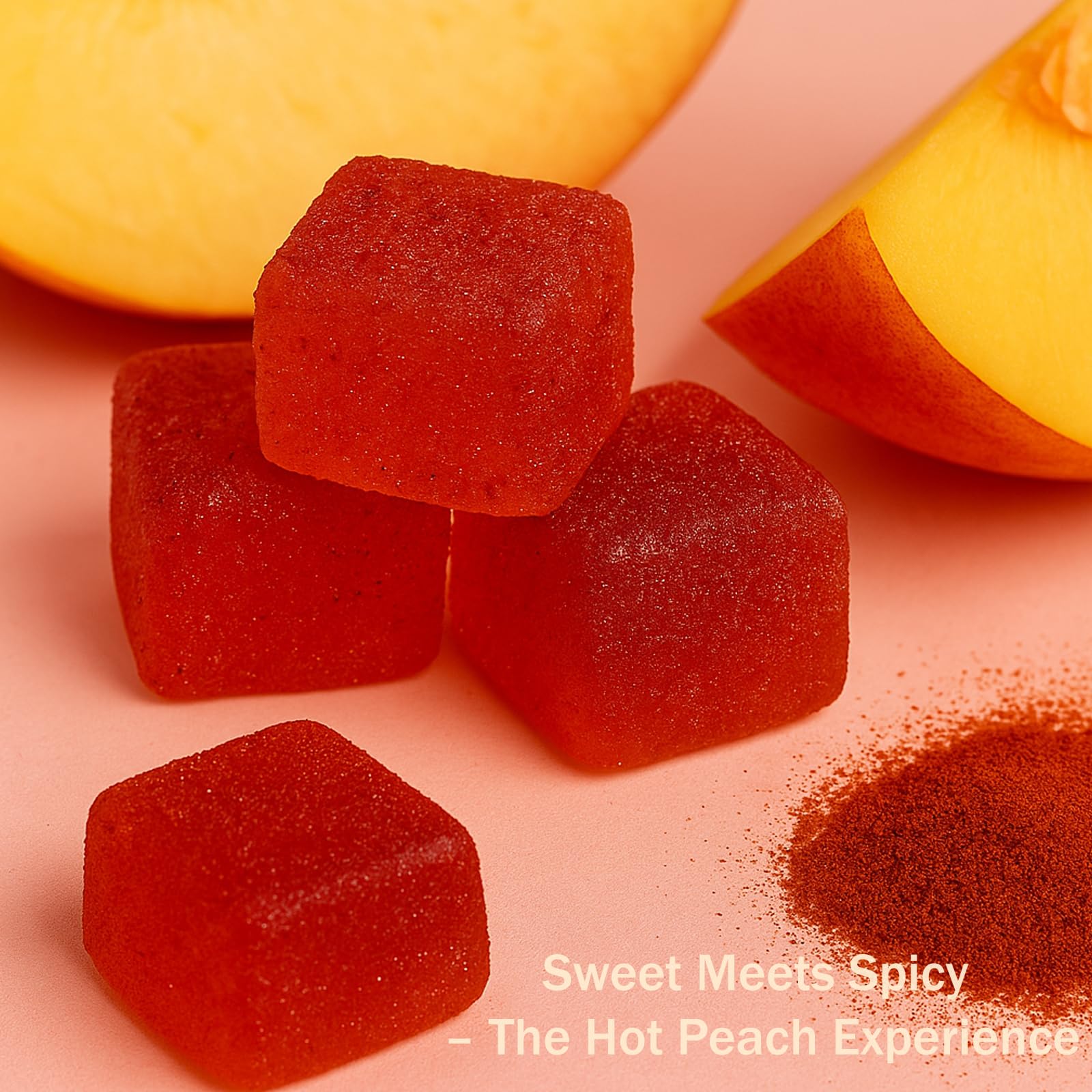 FTKV Spicy Cubes taste captures warm peach with subtle heat