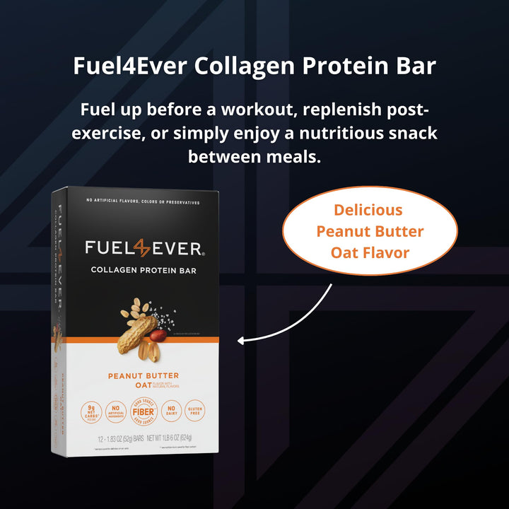 Fuel 4 Ever box of 12 bars for easy pantry stocking.