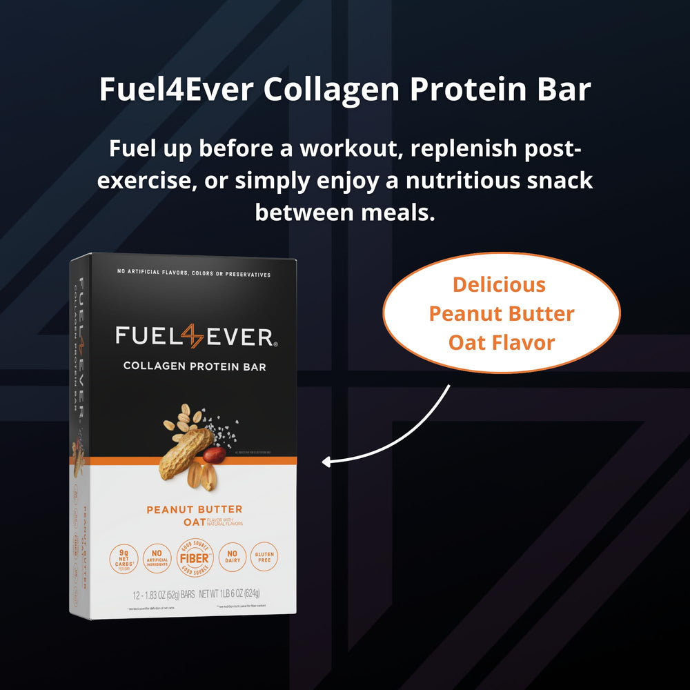 Fuel 4 Ever box of 12 bars for easy pantry stocking.