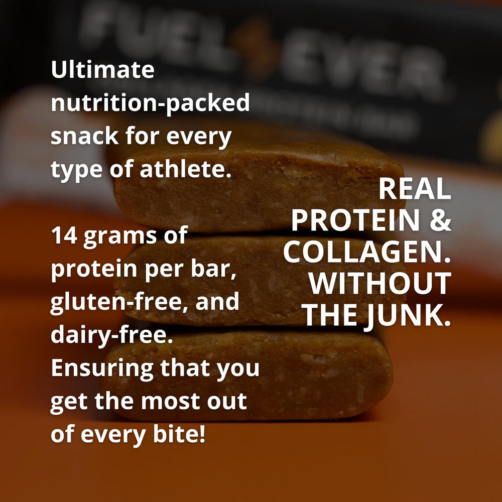 Fuel 4 Ever gluten-free, dairy-free bar ingredient list.